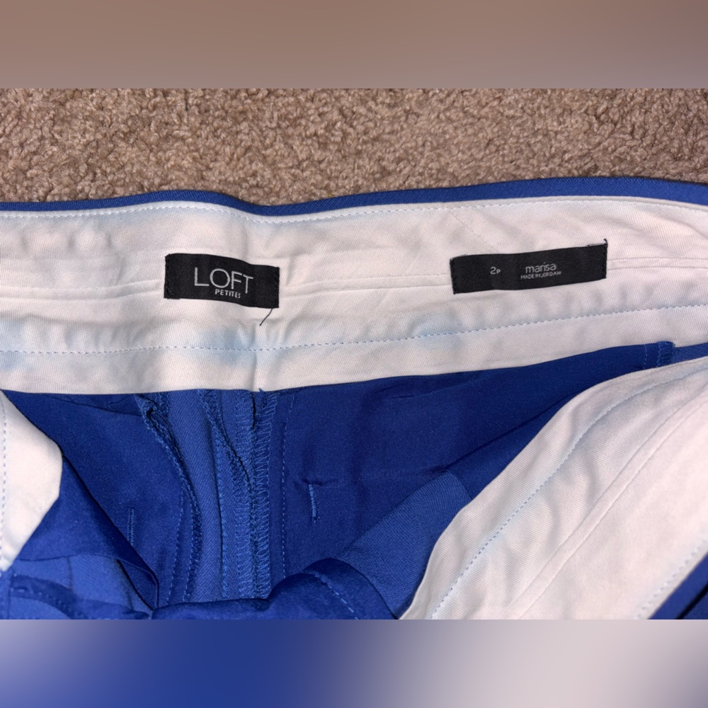 LOFT Royal Blue Women's Dress Pants - Picture 3 of 3